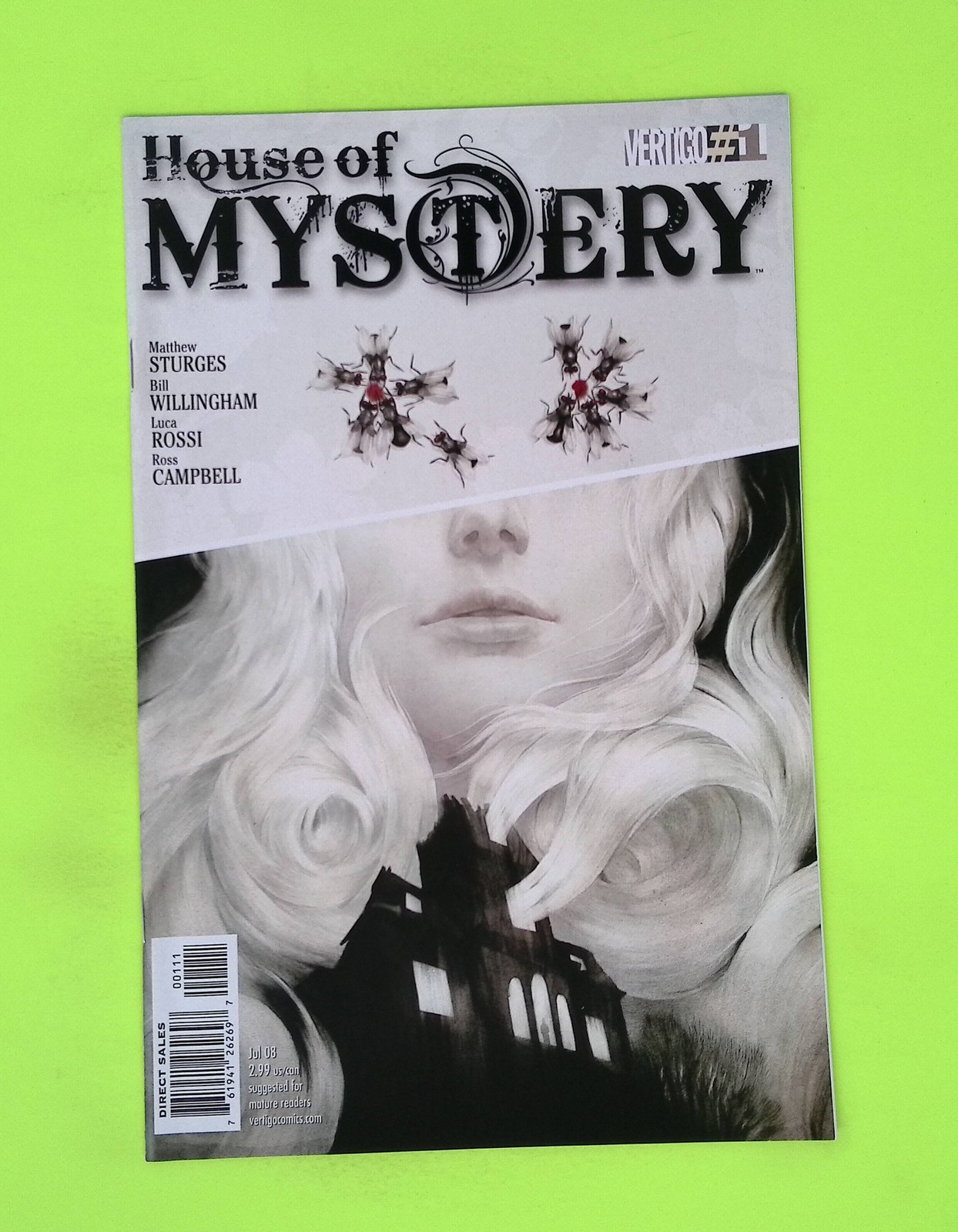 House of Mystery #1 Vol. 2 2008 Vertigo 1st App High Grade Comic Book J67-178 House of Mystery #1 Vol. 2 2008 Vertigo 1st App High Grade Comic Book J67-178
