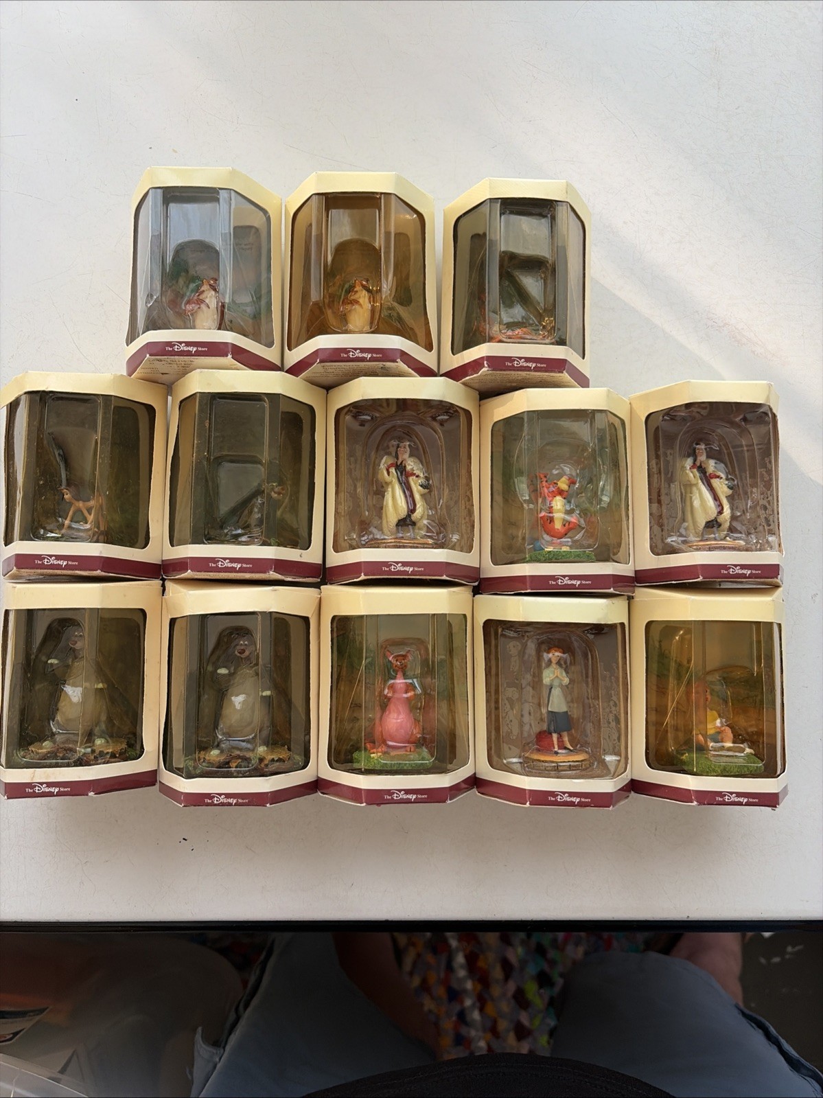 A Collection Of Disney's Tiny Kingdom miniature figurines Lot Of 13. 3 Doubles