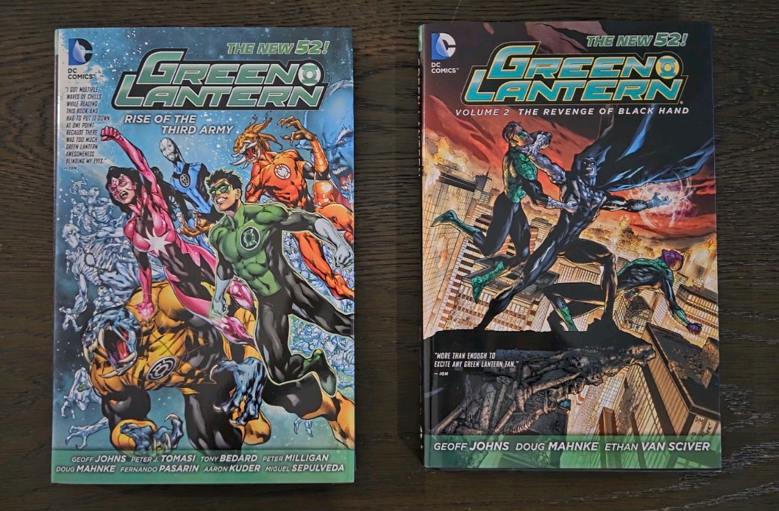 Green Lantern Vol. 2: Revenge of the Black Hand + Rise of Third Army New 52 HC Green Lantern Vol. 2: Revenge of the Black Hand + Rise of Third Army New 52 HC