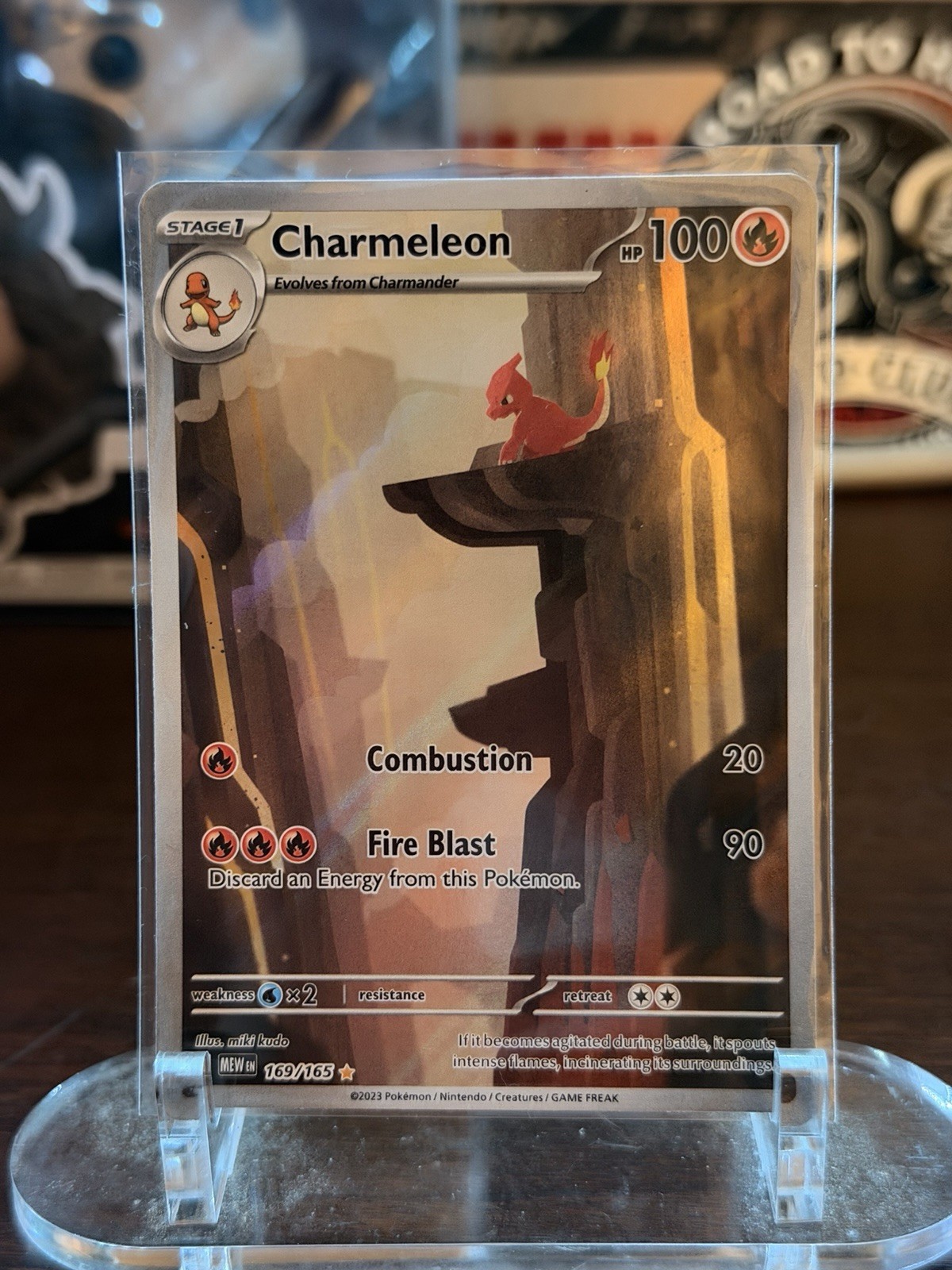 Charmeleon Illustration Rare 169/165 Pokémon Scarlet and Violet 151 Card