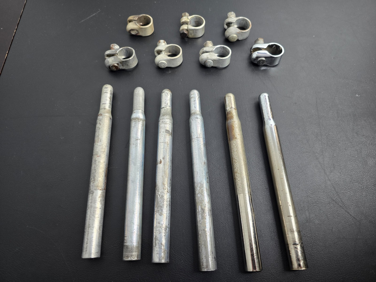1960s Schwinn S Bolt Seat Post Clamps Vintage Lot Panther Typhoon American Tiger 1960s Schwinn S Bolt Seat Post Clamps Vintage Lot Panther Typhoon American Tiger