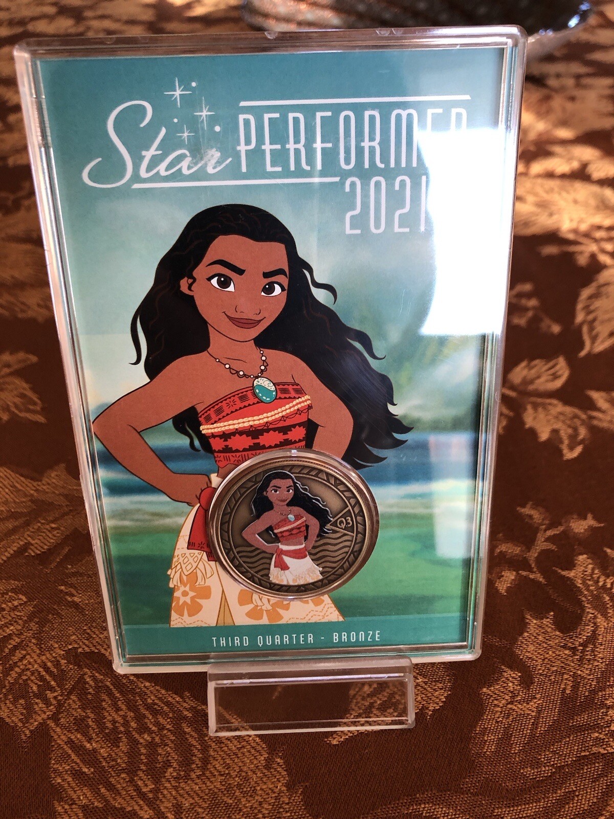 DISNEY Cast Member Exclusive - Disney Central Star Gala Award With Coin. Rare DISNEY Cast Member Exclusive - Disney Central Star Gala Award With Coin. Rare