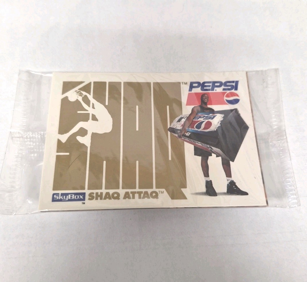 1993 SkyBox Pepsi Shaq Attaq Sealed 1993 SkyBox Pepsi Shaq Attaq Sealed