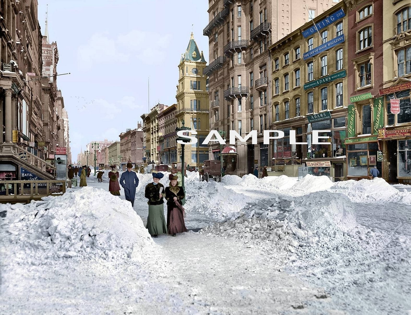 1905 Snowy 5th Avenue NEW YORK CITY Photo (238-D)