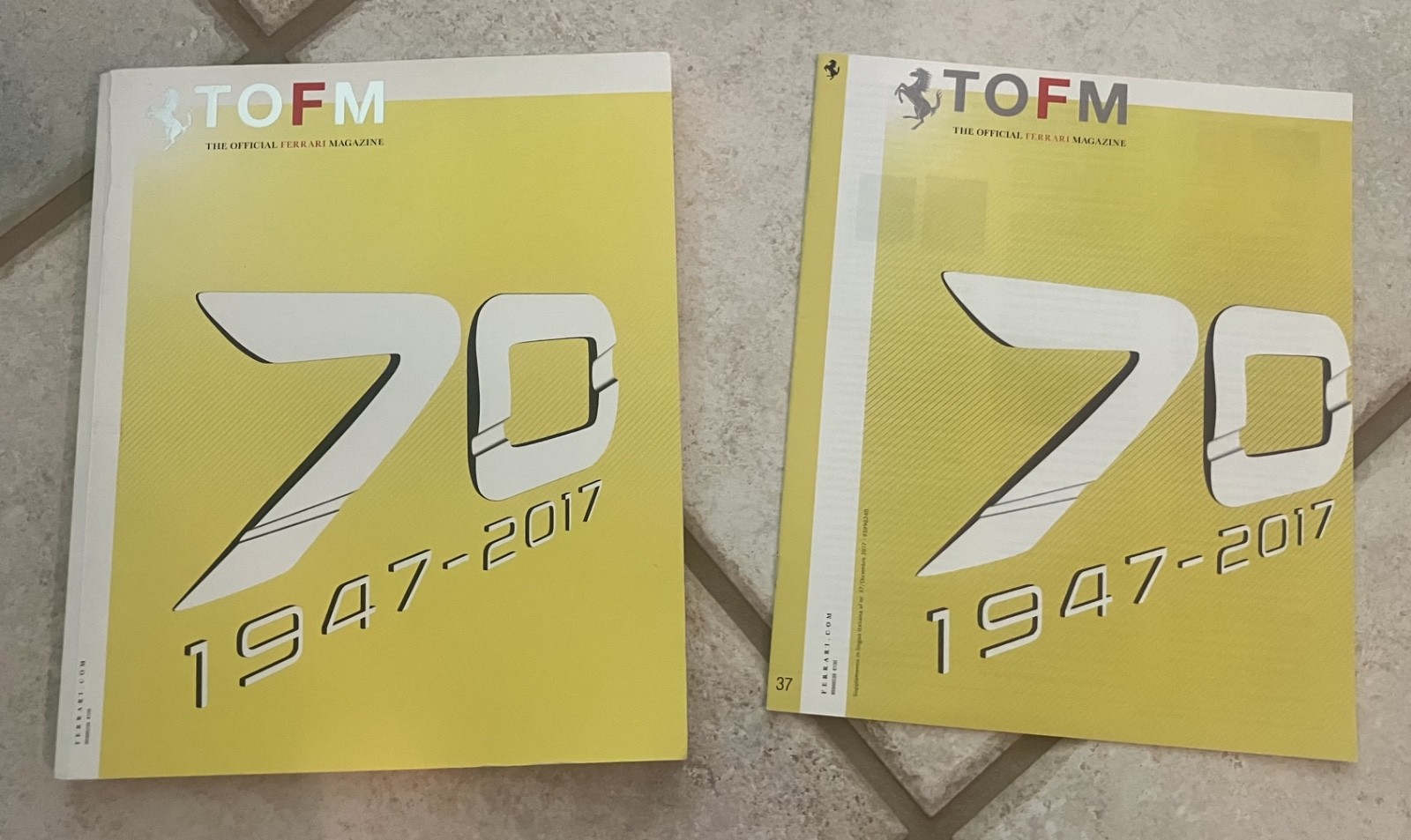 The Official Ferrari Magazine (TOFM)  70th Anniversary 1947-2017 Italian/English