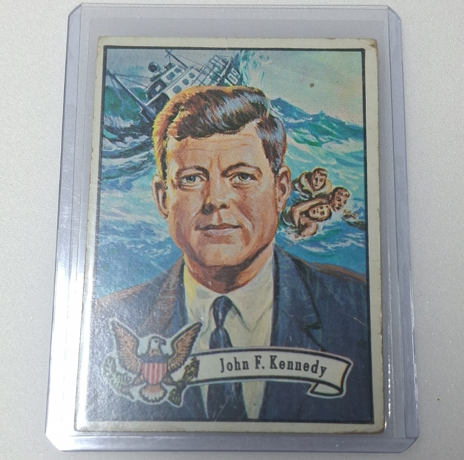T.C.G. U.S. Presidents John F. Kennedy #34 Non-Sport Trading Card 1963