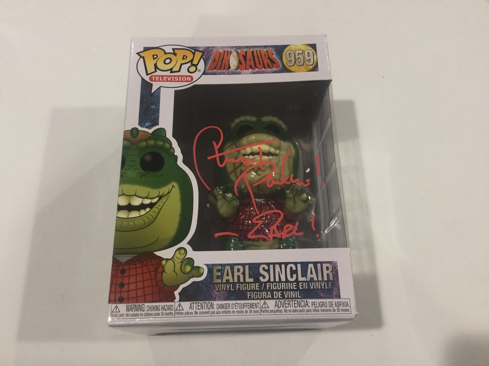 Stuart Pankin Signed Autographed Dinosaurs Funko Pop BECKETT BAS COA b