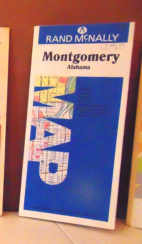 1991 Rand McNally Street Map of Montgomery, Alabama