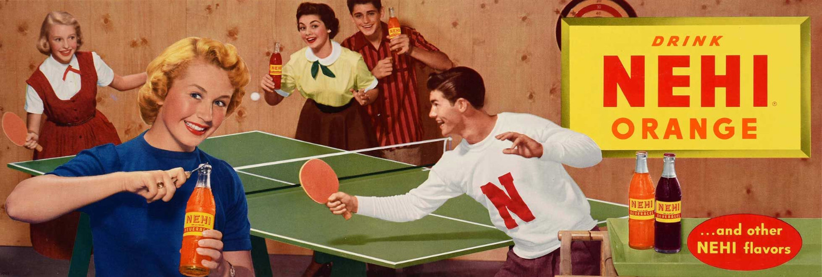 DRINK NEHI ORANGE PING PONG GAME 36\ DRINK NEHI ORANGE PING PONG GAME 36\