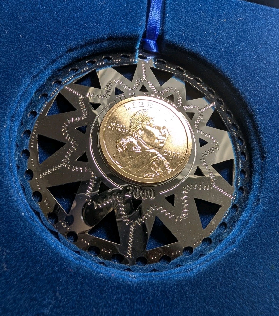 2000 United States Mint Holiday Ornament, New With COA