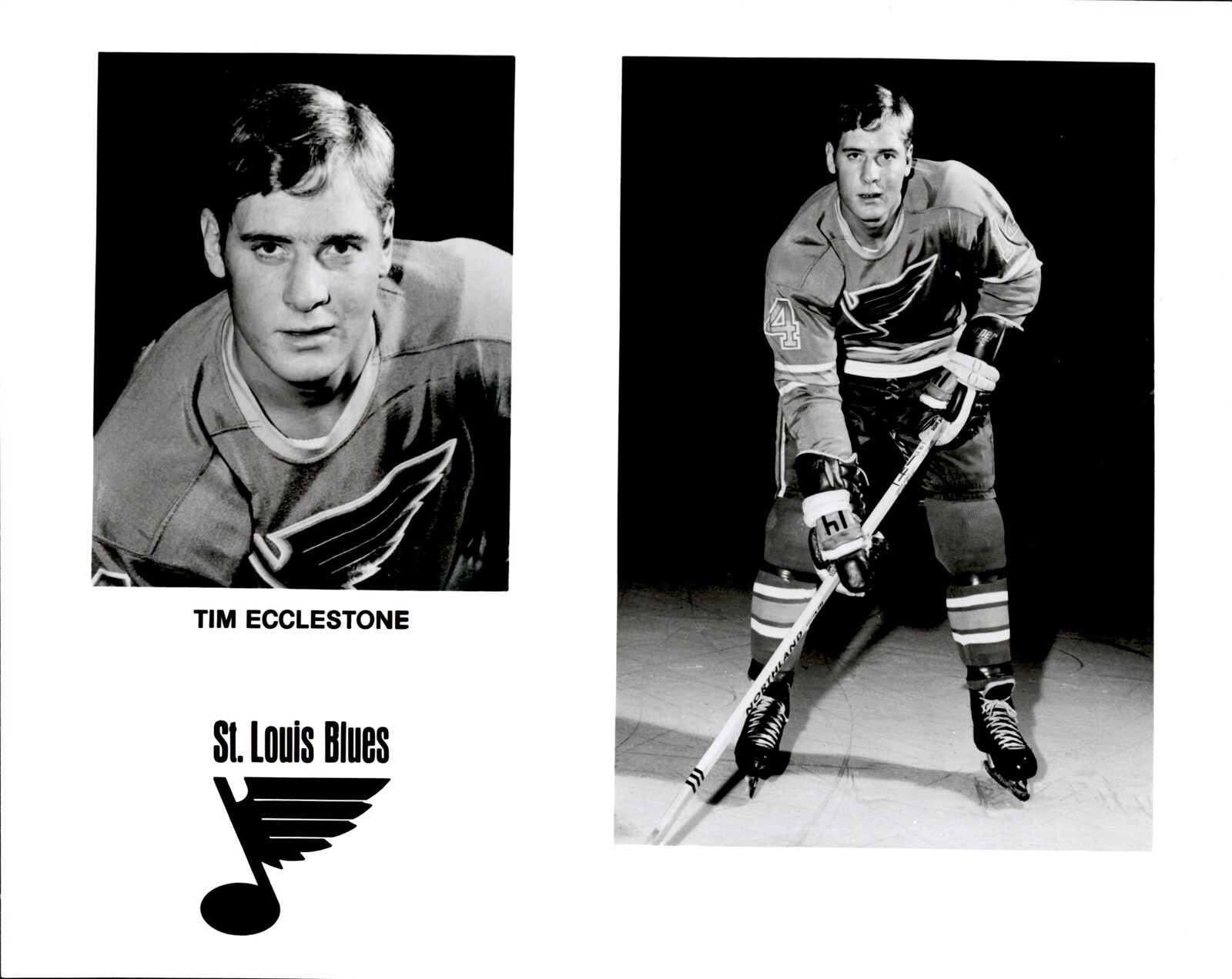 PF17 Original Photo TIM ECCLESTONE 1968-69 ST LOUIS BLUES NHL HOCKEY RIGHT WING PF17 Original Photo TIM ECCLESTONE 1968-69 ST LOUIS BLUES NHL HOCKEY RIGHT WING