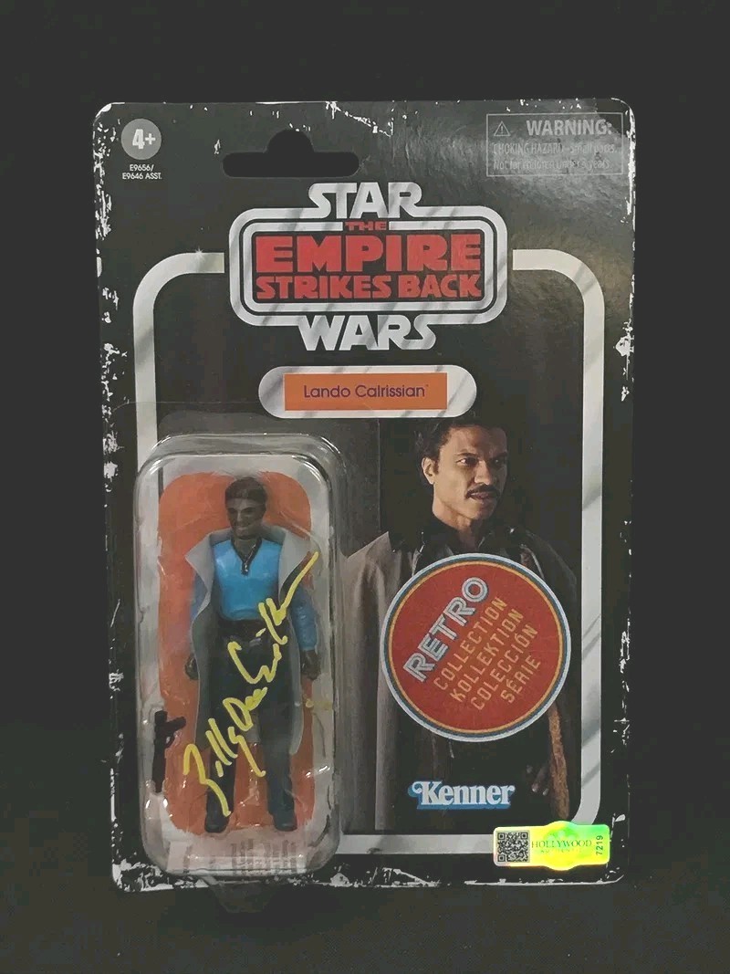 SIGNED Star Wars Lando Hasbro Figure Unopened Billy Dee Williams w COA
