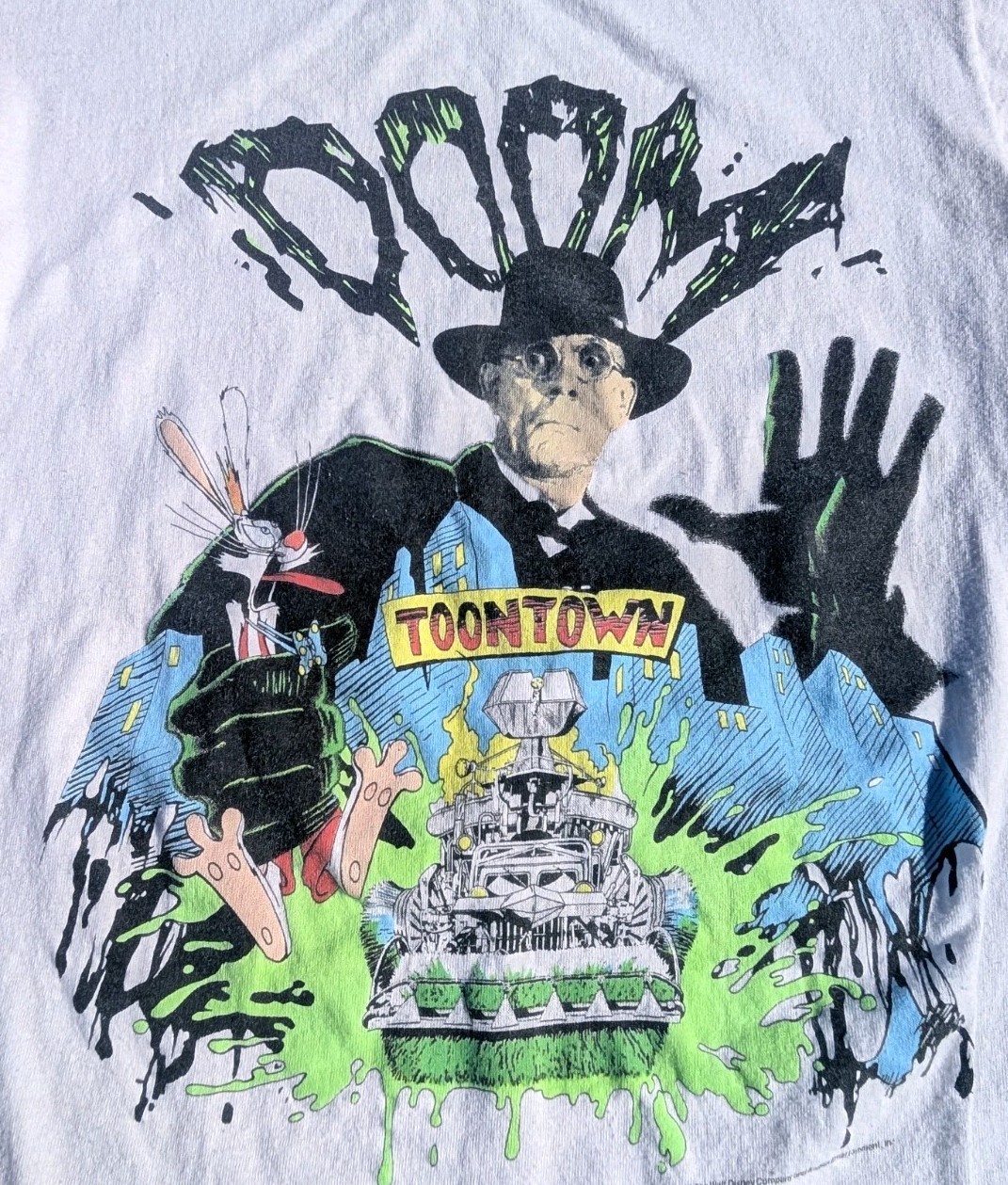 Vtg 80s 1987 Who Framed Roger Rabbit Dr DOOM T-Shirt S Original Single Stitch Vtg 80s 1987 Who Framed Roger Rabbit Dr DOOM T-Shirt S Original Single Stitch