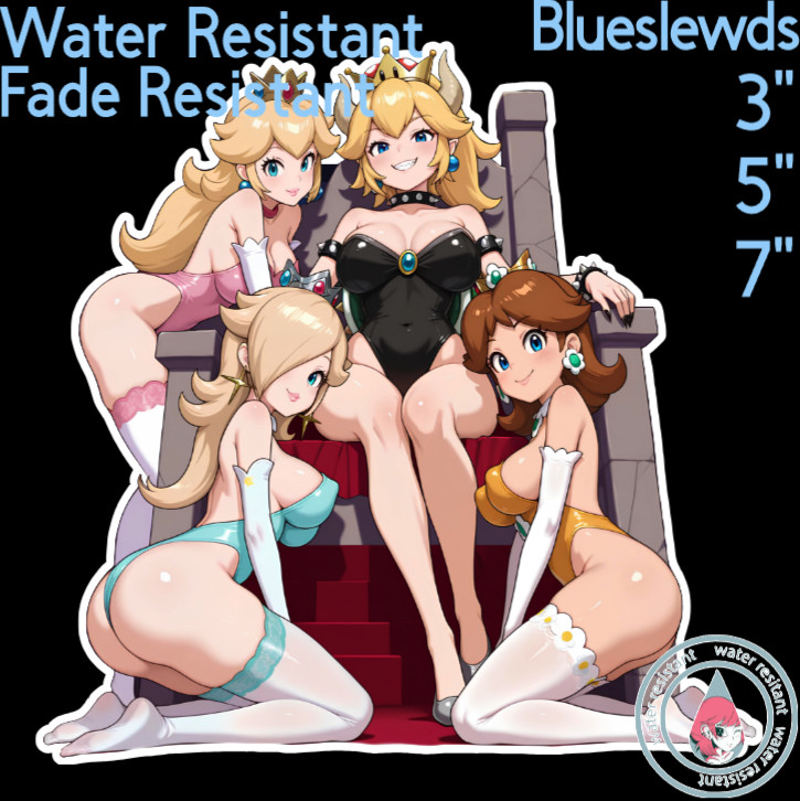 Bowsette Peach Daisy Rosalina 3