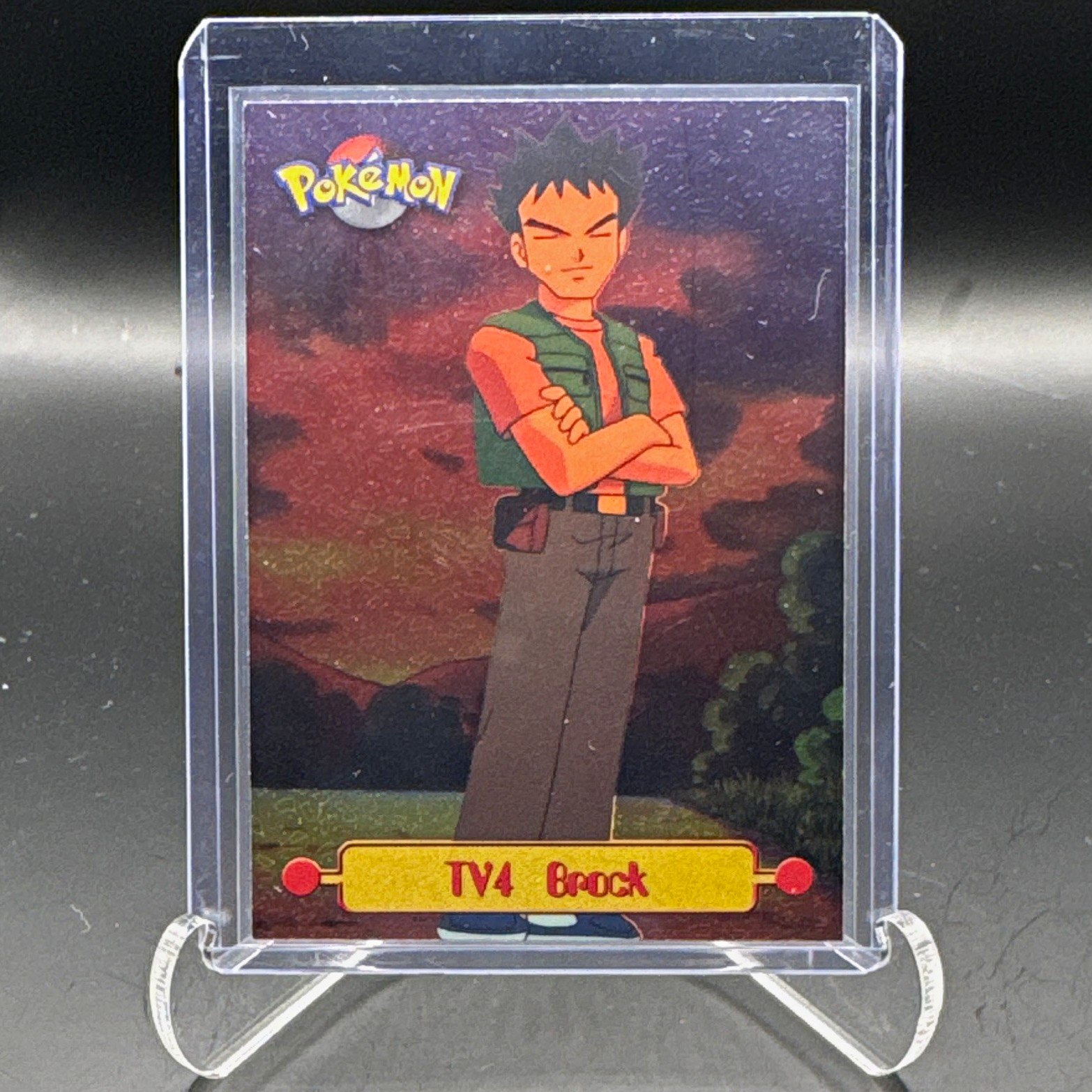 Topps 1999 Pokémon TV Animation Edition Brock TV4 Non-Sport Trading Card