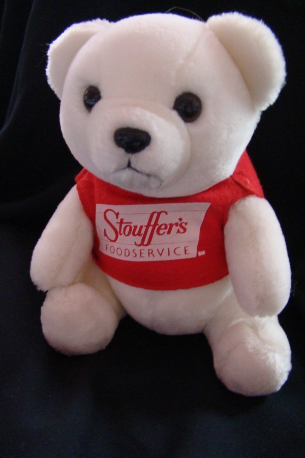 Vintage 1985 Stouffer\'s Food Service Bear Plush 8\ Vintage 1985 Stouffer\'s Food Service Bear Plush 8\