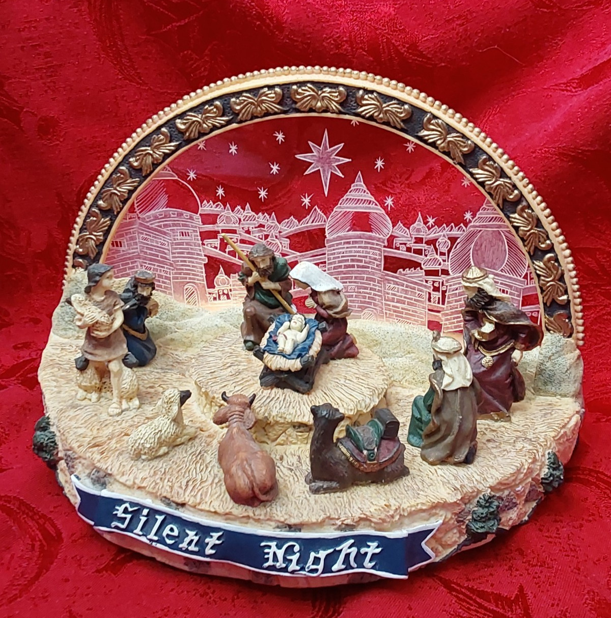 Vtg 1996 House of Lloyd Silent Night in Bethlehem Musical Nativity Box Vtg 1996 House of Lloyd Silent Night in Bethlehem Musical Nativity Box