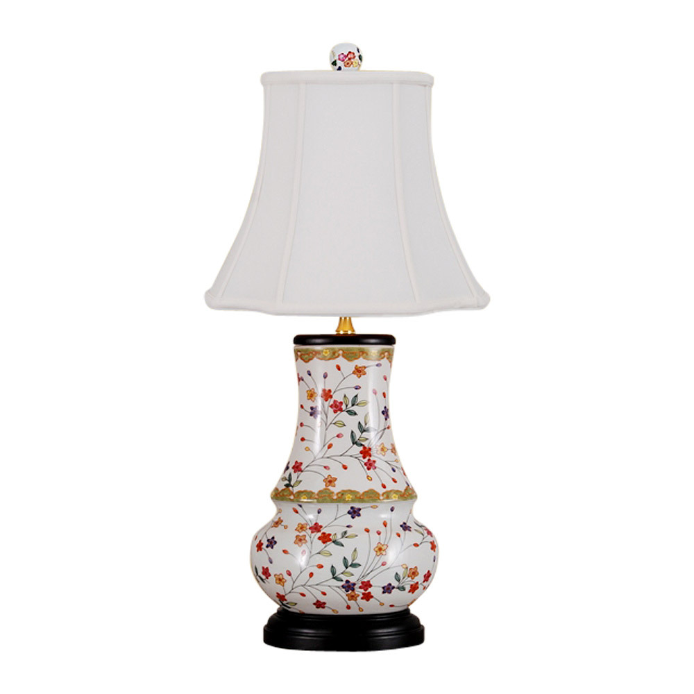 Beautiful Floral Porcelain Vase Table Lamp 25