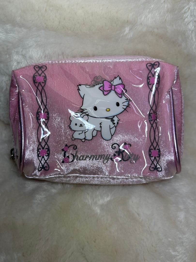 Rare Sanrio Charmmy Kitty Pink Pouch Cute Collectible Bag Vintage Originals#1718