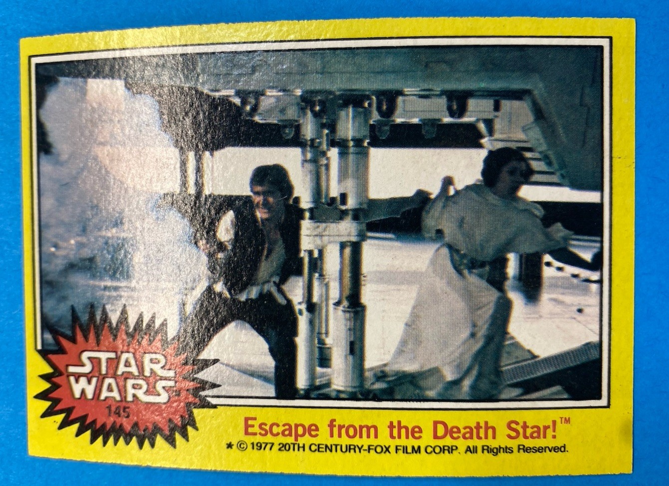 👍🔥🤯 Vintage 1977 Topps Star Wars 145 Exceptional Condition Premium Centering