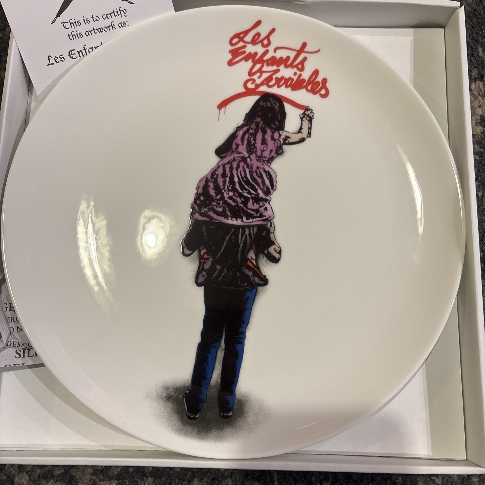 Royal Doulton Street Art Plate – Les Enfants Terribles Royal Doulton Street Art Plate – Les Enfants Terribles