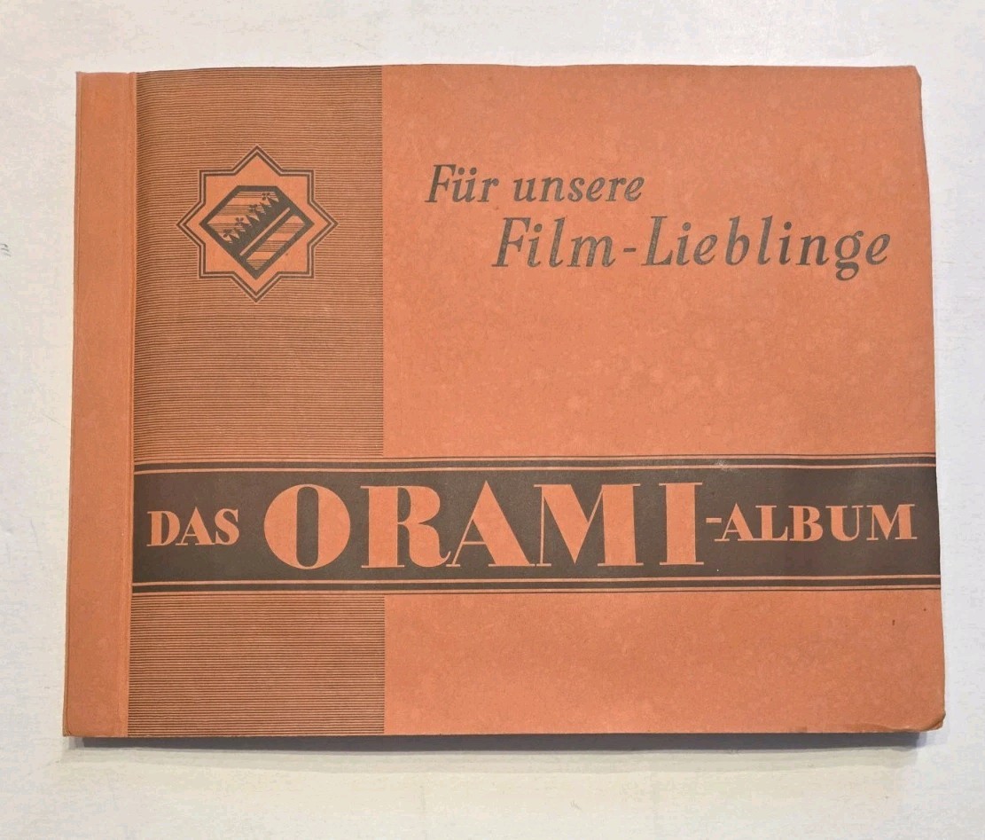 Rare 1931 Tobacciana Das Orami-Album No 1 Unsere Film-Lieblinge 1st Ed. Chaplin Rare 1931 Tobacciana Das Orami-Album No 1 Unsere Film-Lieblinge 1st Ed. Chaplin
