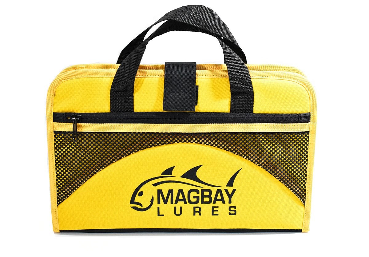MagBay Lures Jig Bag, Fishing Jig Storage - 25 Pocket (Yellow) MagBay Lures Jig Bag, Fishing Jig Storage - 25 Pocket (Yellow)
