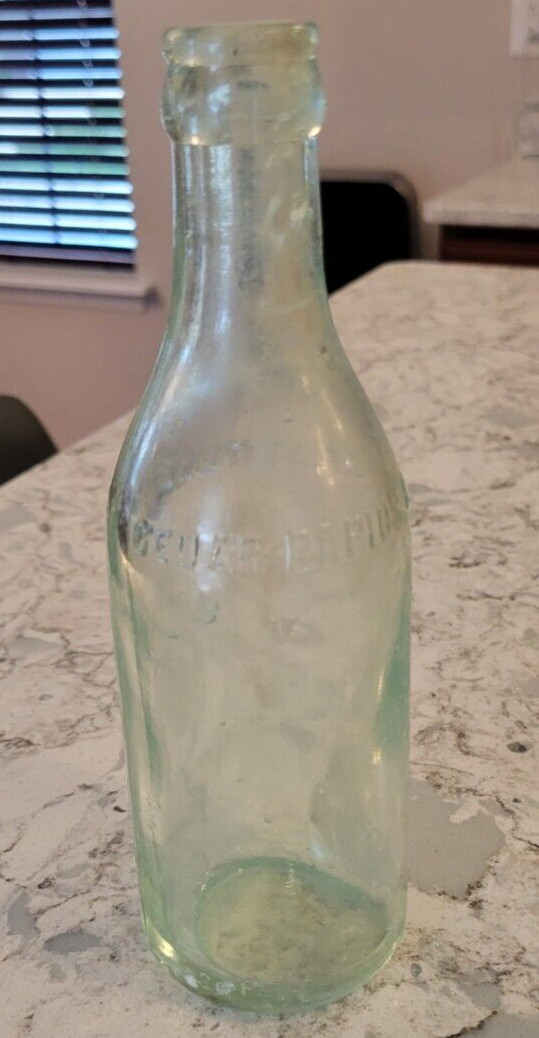 Vintage 1930's 1940's Soda Pop Bottle CR Bottling WKS Cedar Rapids Iowa Embossed Vintage 1930's 1940's Soda Pop Bottle CR Bottling WKS Cedar Rapids Iowa Embossed
