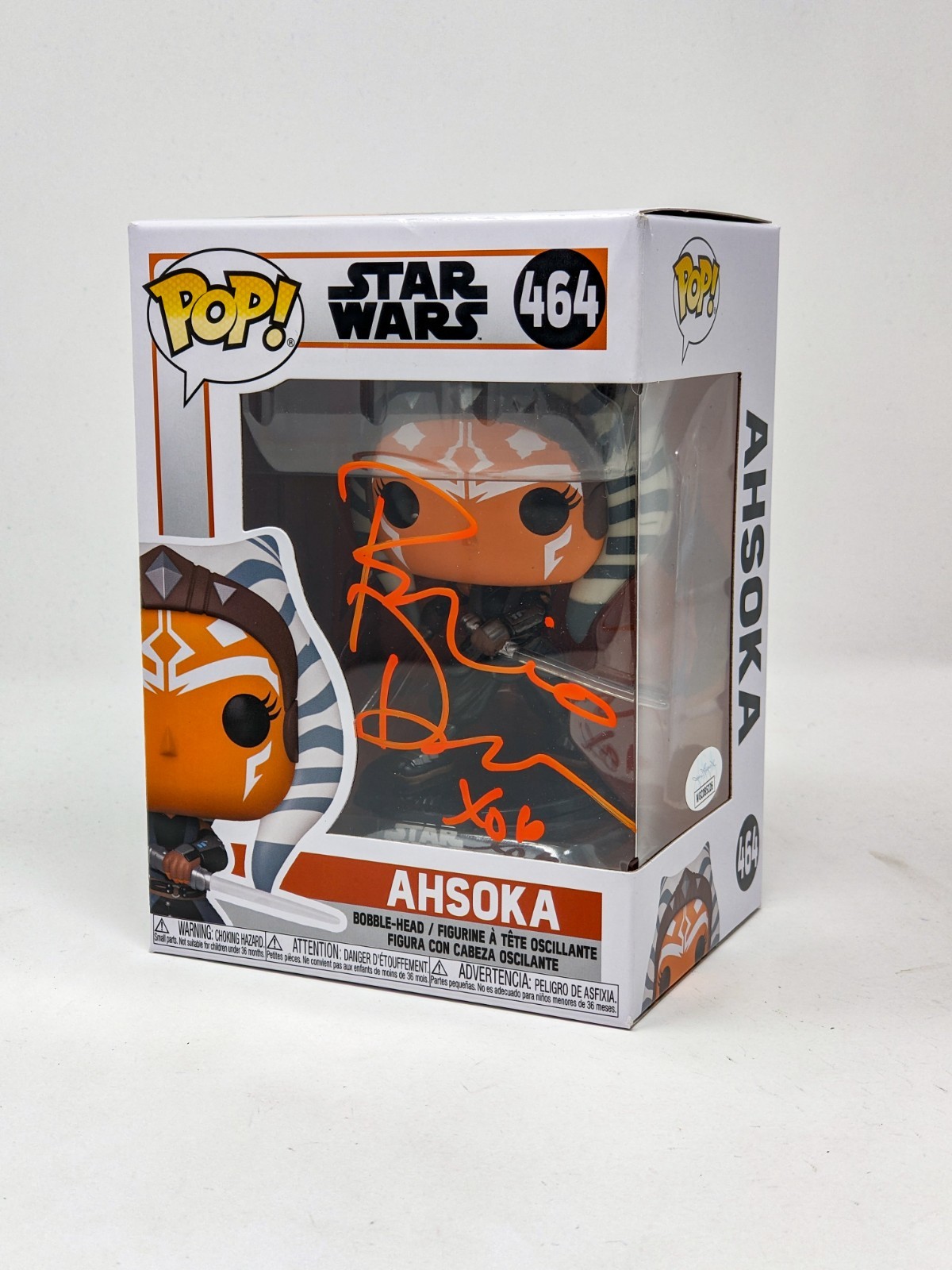 Rosario Dawson Star Wars Ahsoka #464 Signed Funko Pop JSA Certified Autograph