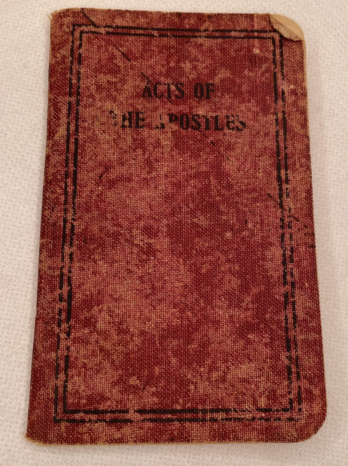 Vintage 1913 The Acts of Apostles New York Bible Society Pocket Edition Antique