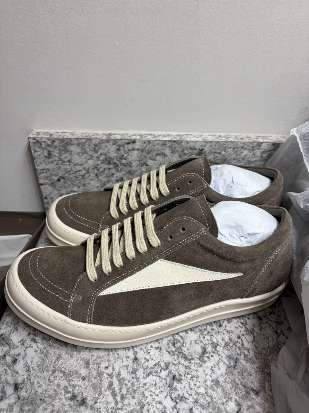 Rick Owen Vans brown