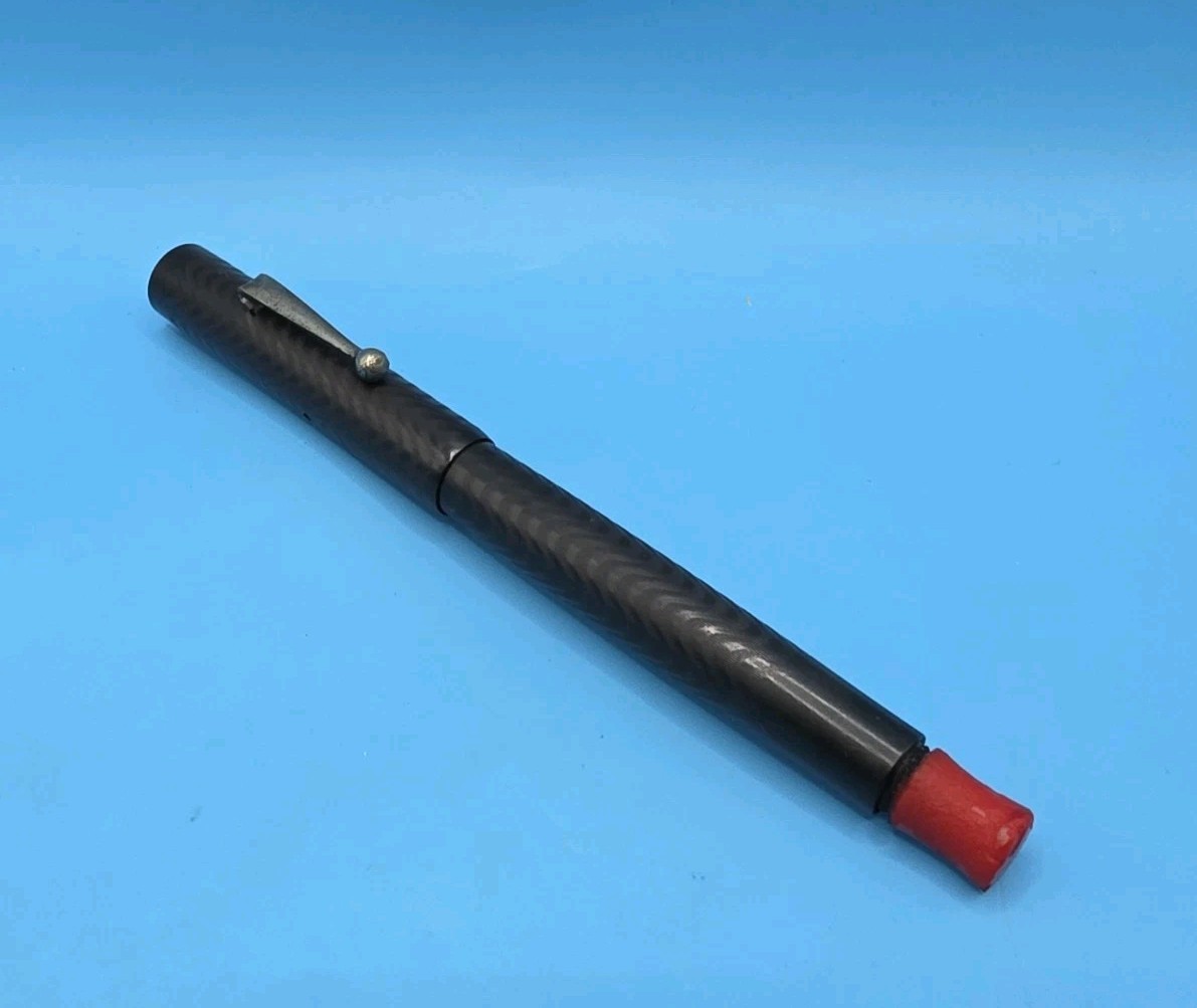 Dunn Vintage Fountain Pen Red Rubber Pump Fast Shipping 