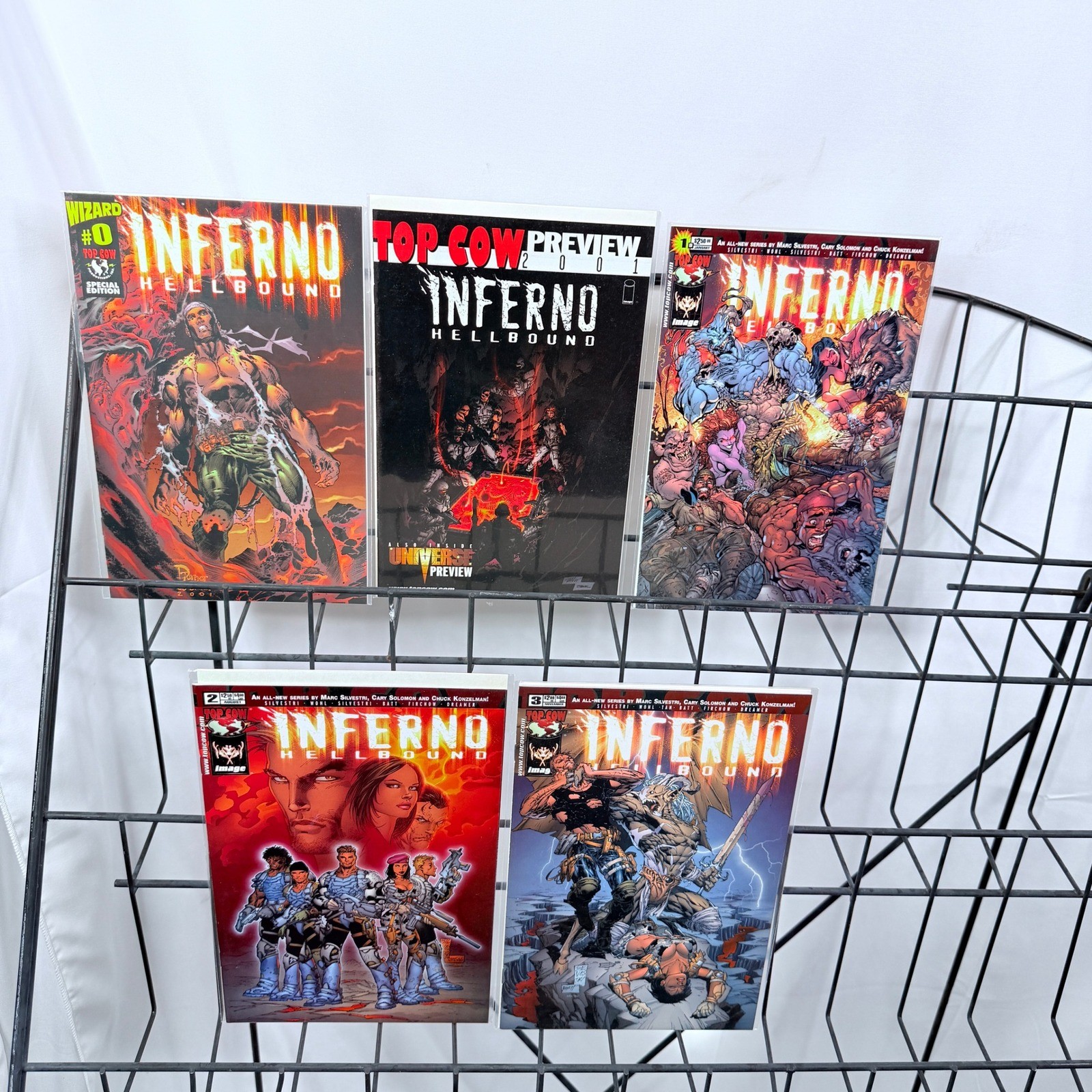 Inferno Hellbound Comic Lot 0-3 + Preview Top Cow Image Marc Silvestri