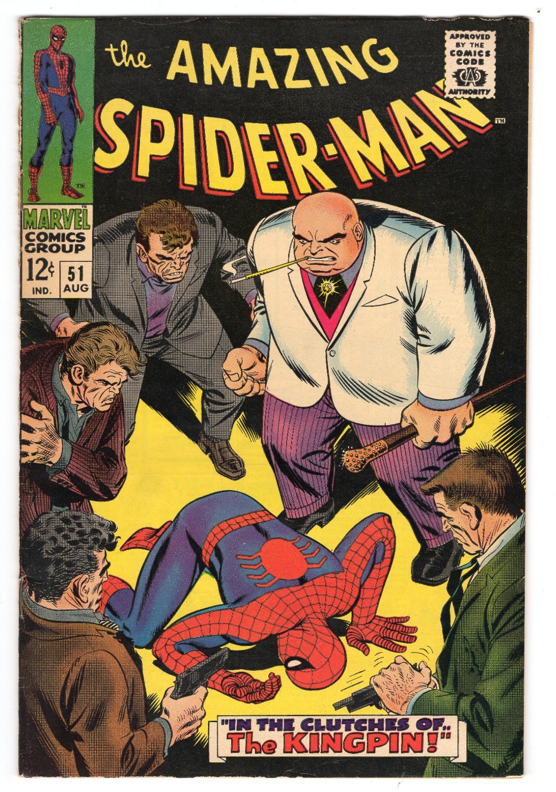 Amazing Spider-Man 51 1967 Marvel Comics G/VG 3.0 2nd App Kingpin 1st Cover App