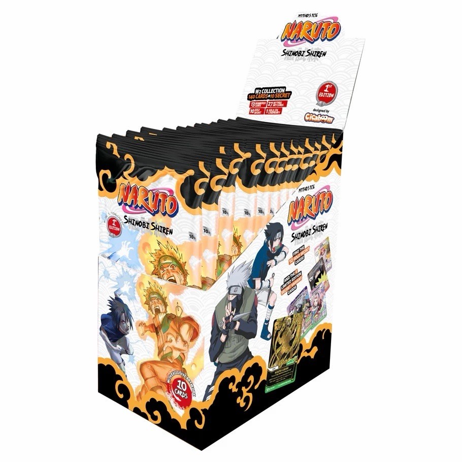 Naruto Mythos TCG: Shinobi Shiren Booster Box 1st edition Set 2 Sealed New
