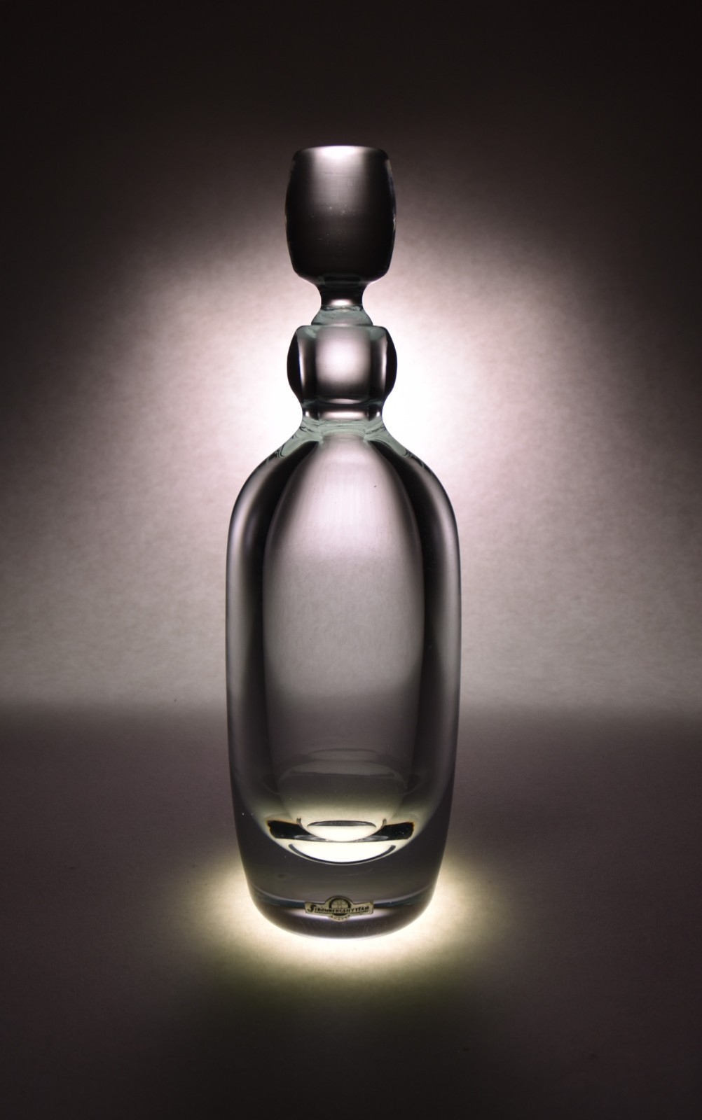 Vintage Glass Decanter Designed by Gerda Stromberg for Strombergshyttan, Sweden