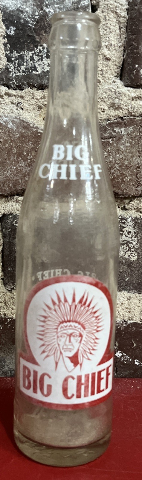 Vintage 1962 Big Chief Soda Bottle Vinita OK Oklahoma 10 oz Liberty Glass LG ACL Vintage 1962 Big Chief Soda Bottle Vinita OK Oklahoma 10 oz Liberty Glass LG ACL