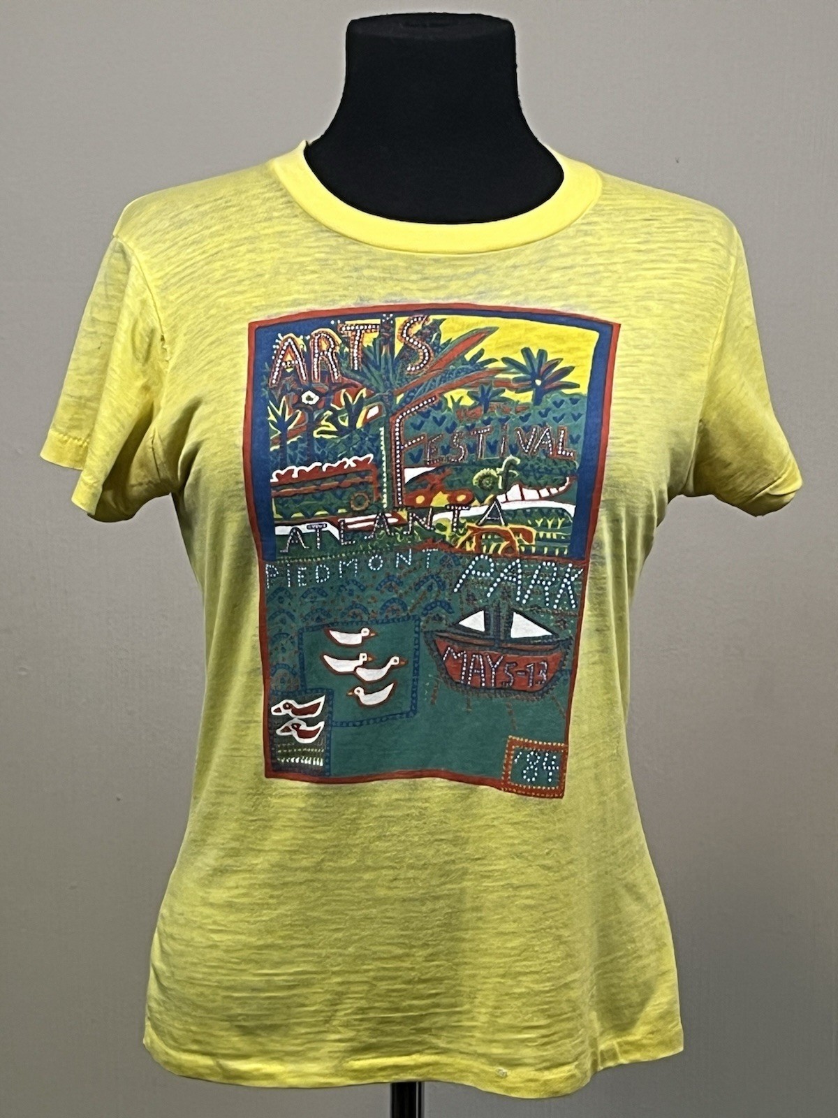 Vintage 1984 Arts Festival Atlanta Piedmont Park Budweiser Sprite T-Shirt S