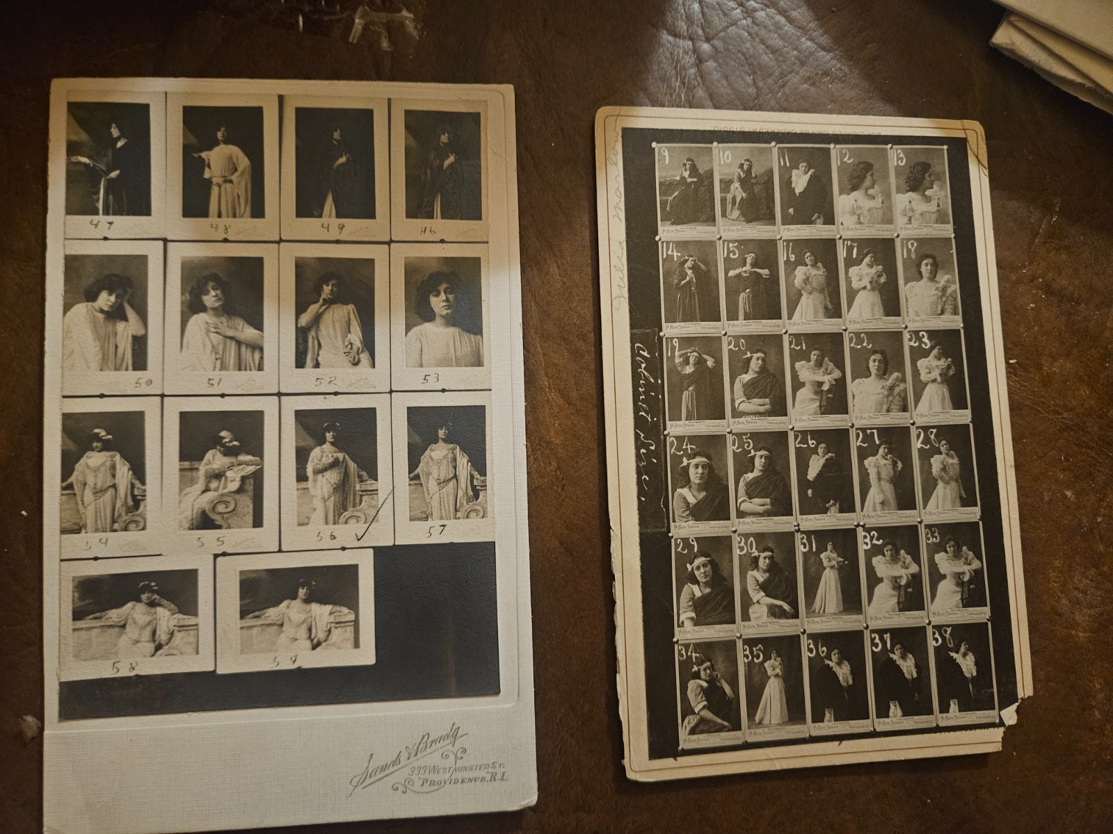 Julia Marlowe Signed Antique Cabinet Card Photo Lot Autographed Stage Ephemera Julia Marlowe Signed Antique Cabinet Card Photo Lot Autographed Stage Ephemera