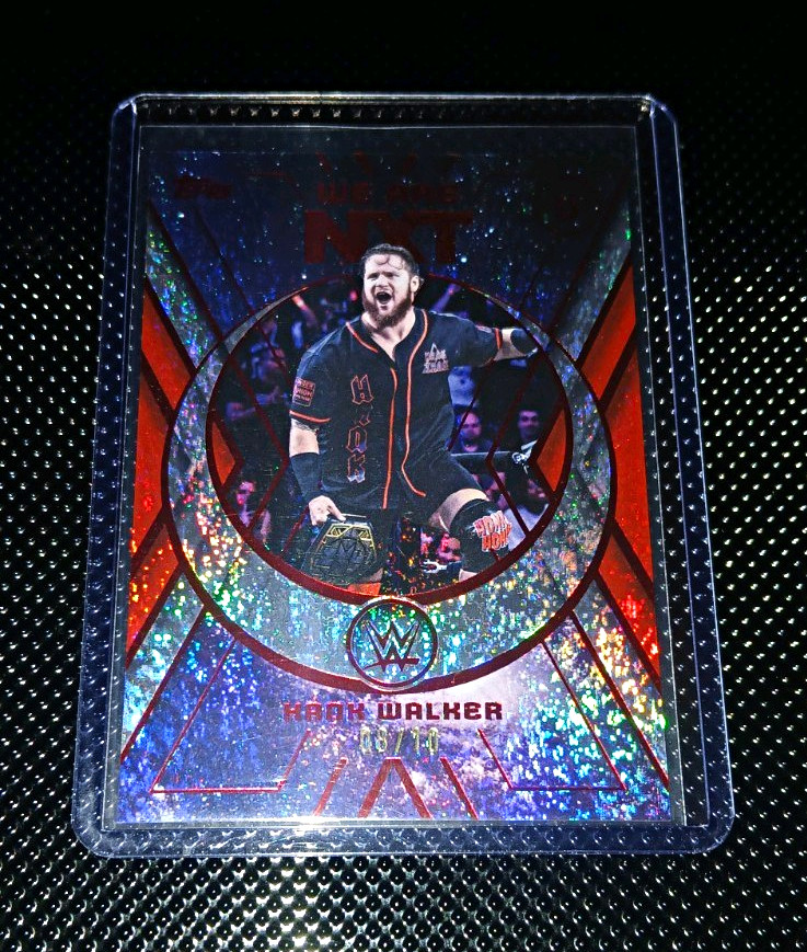 2026 Topps WWE Universe NXT We Are NXT Hank Walker NKT-17 Numbered 08/10