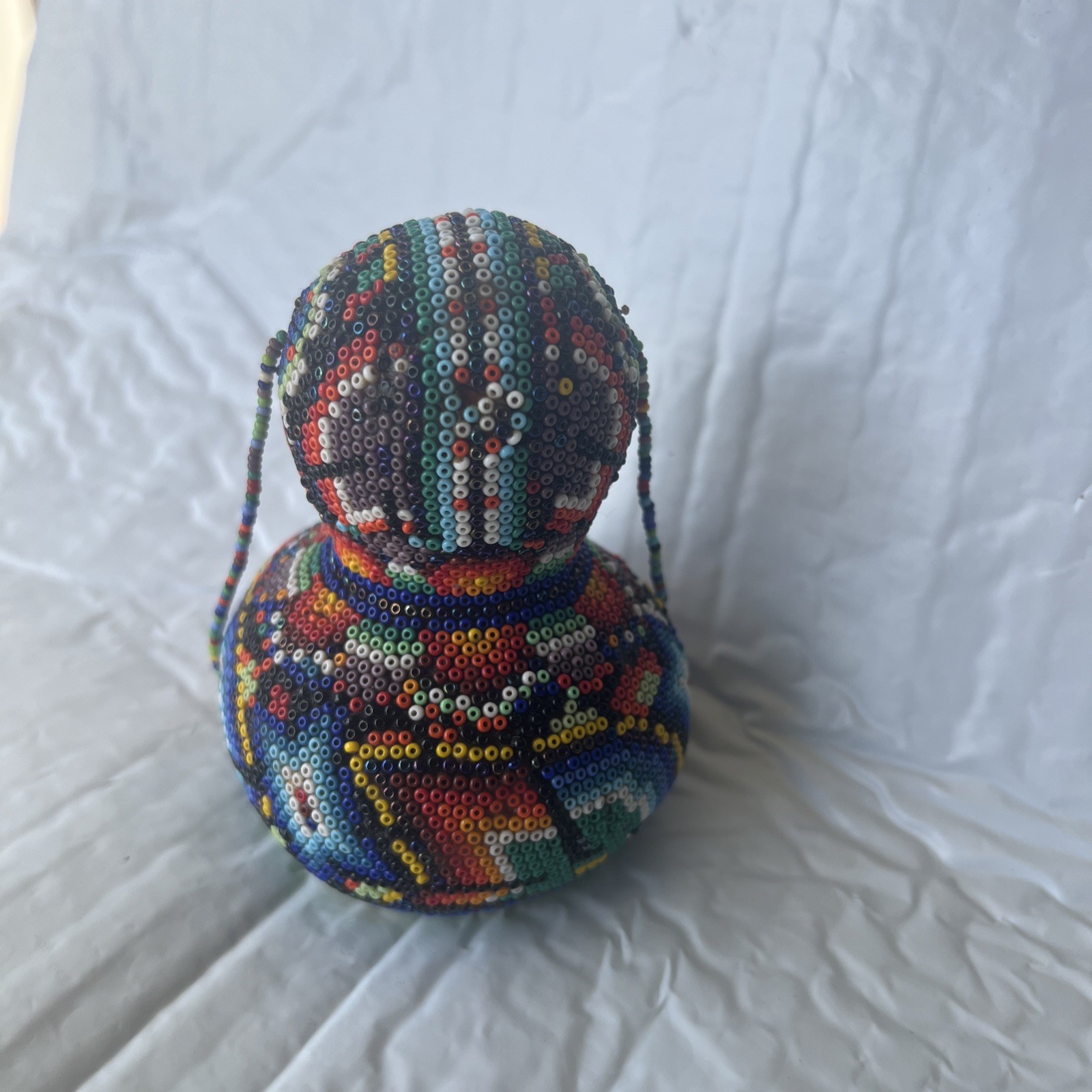 Colorful Vintage Small Mexican Huichol Colorful Vintage Small Mexican Huichol