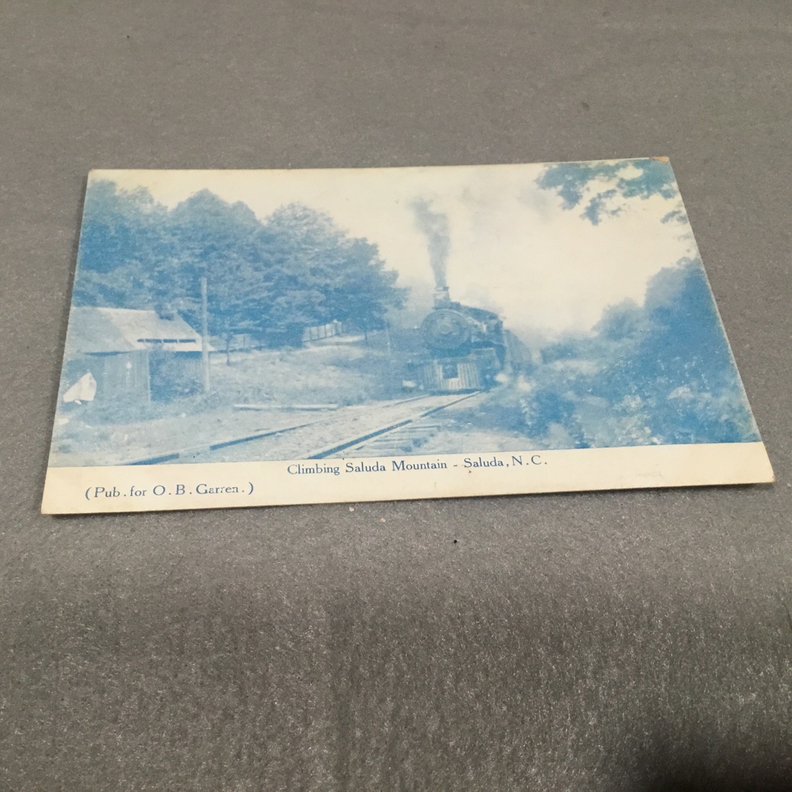 1908 Saluda NC Postcard N.C. Climbing Saluda Mountain Train Railroad Railway 1908 Saluda NC Postcard N.C. Climbing Saluda Mountain Train Railroad Railway