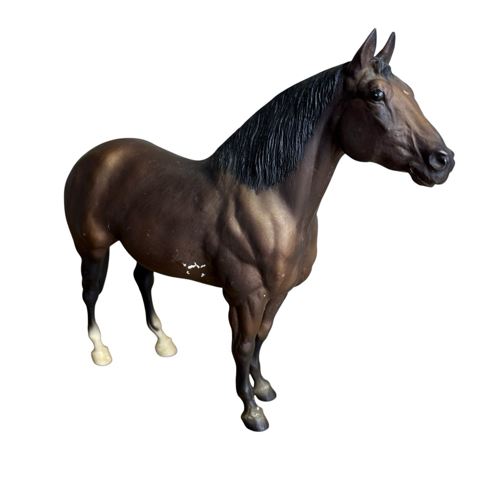 Breyer Horse Brown Black Paint is SCUFFED