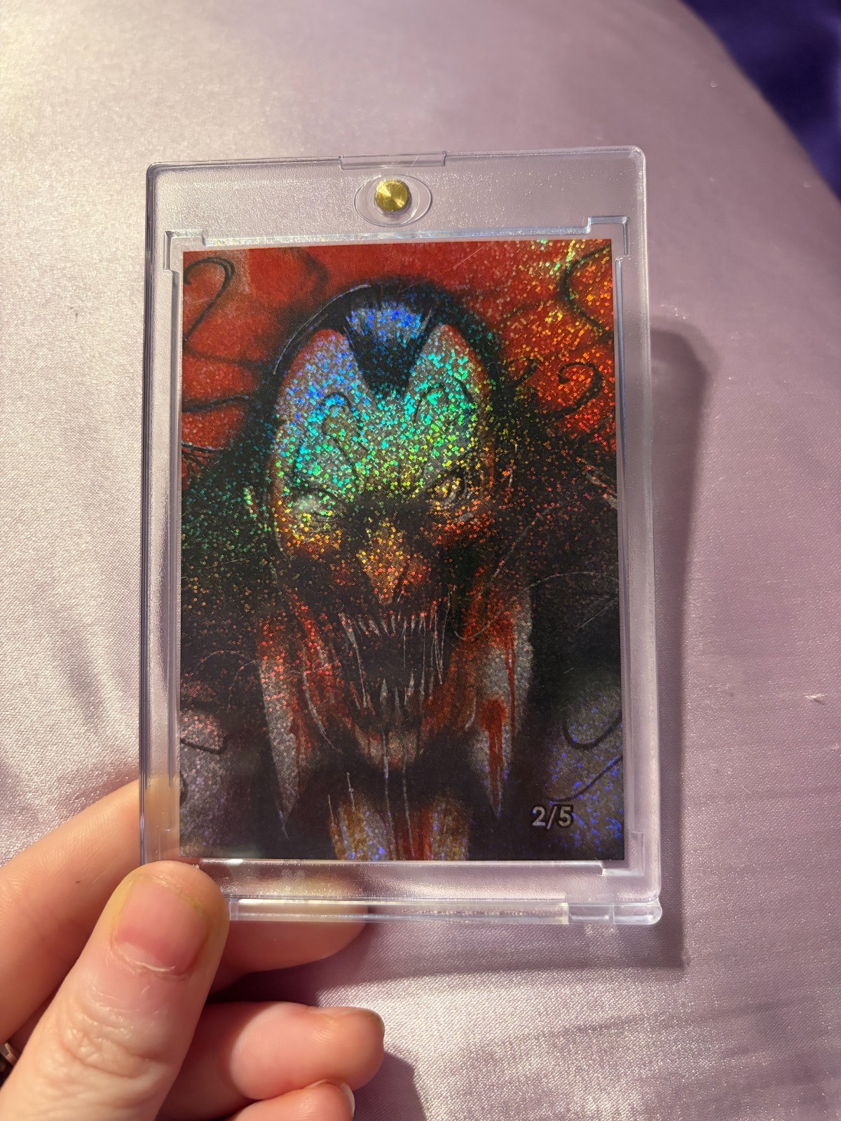 Gorkem Demir Absolute Penguin Homage Foil Confetti Art Card
