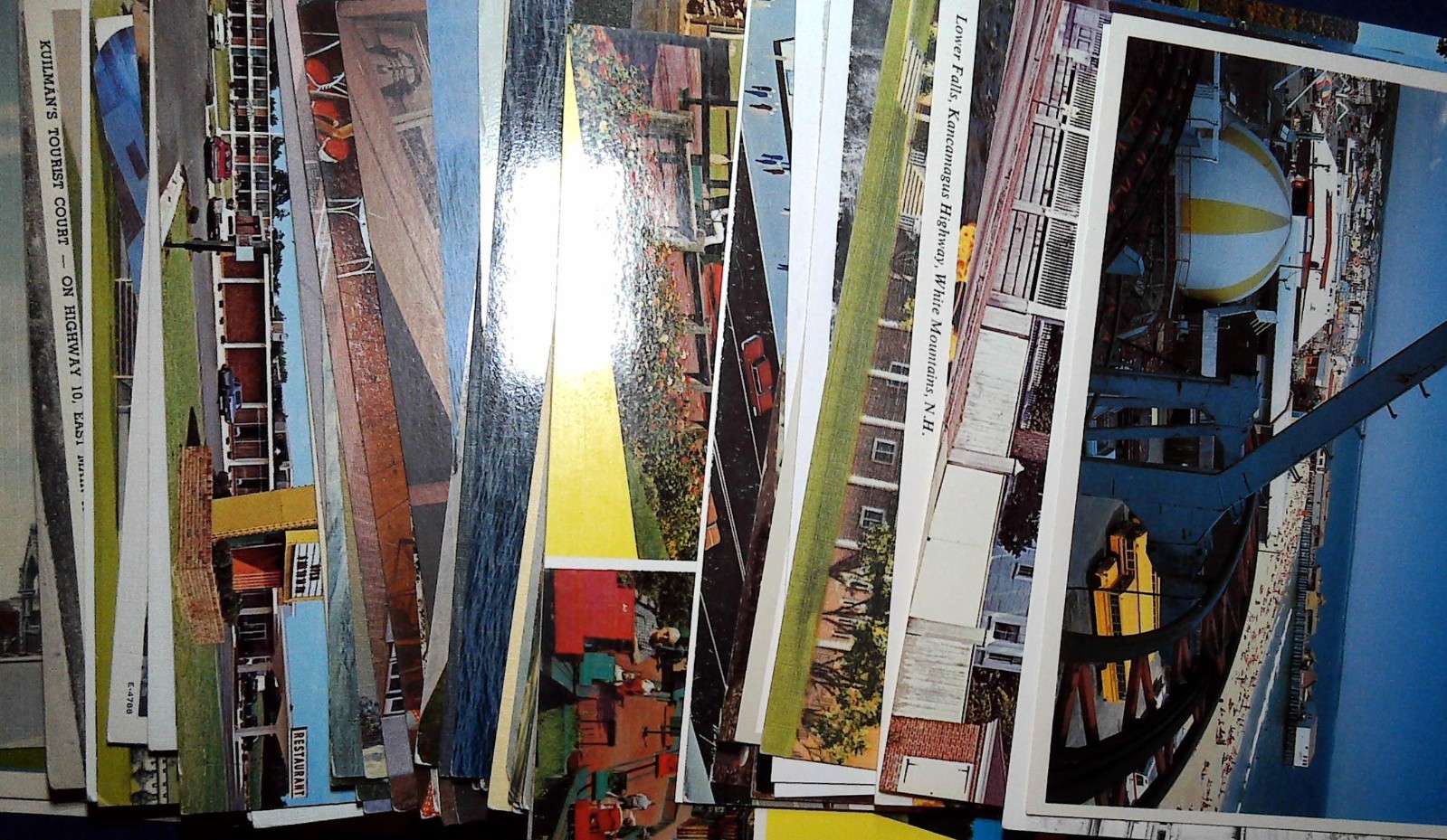 Vintage Postcard Lot Of 1000 Mostly Chrome & Linen Unposted USA 1930s to 1970s