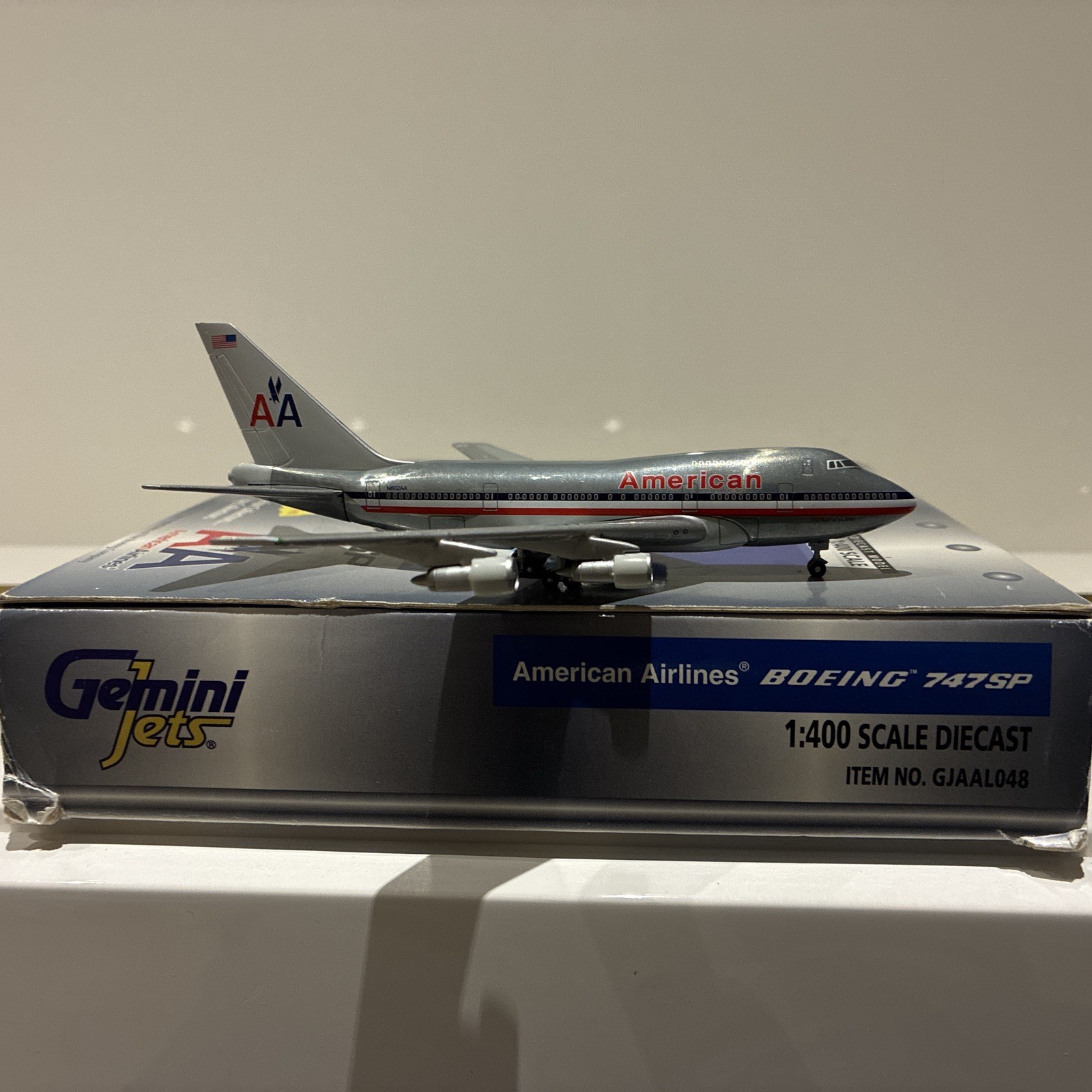 Gemini Jets American Airlines B 747SP-31 1:400 GJAAL048 1980 Col Polished N602AA