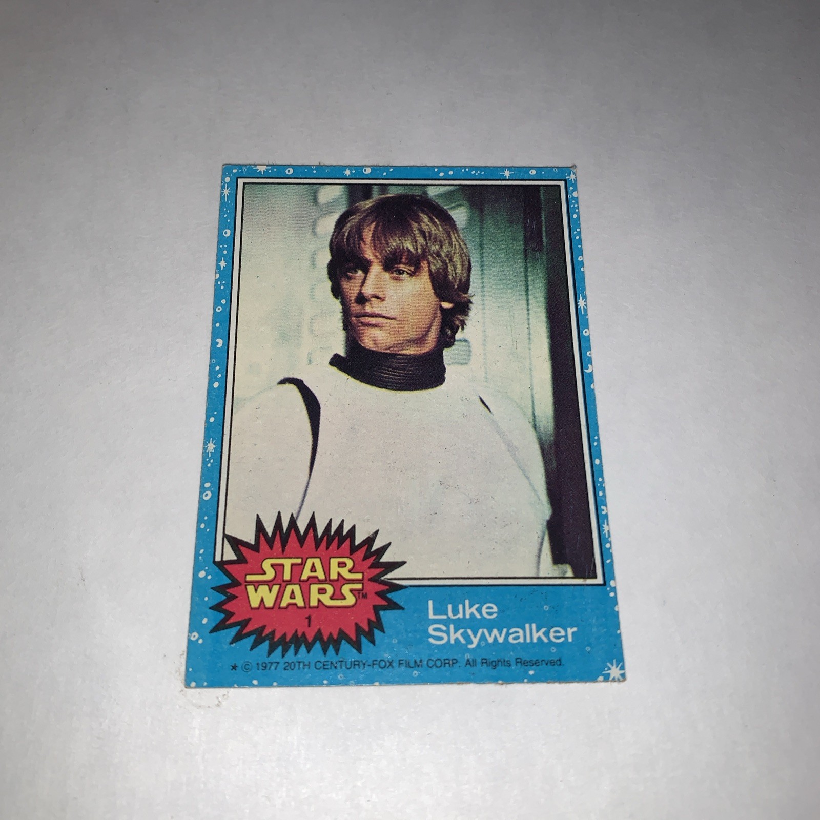 1977 Star Wars Series #1 Luke Skywalker Iconic Card Rare Topps Trading Cards