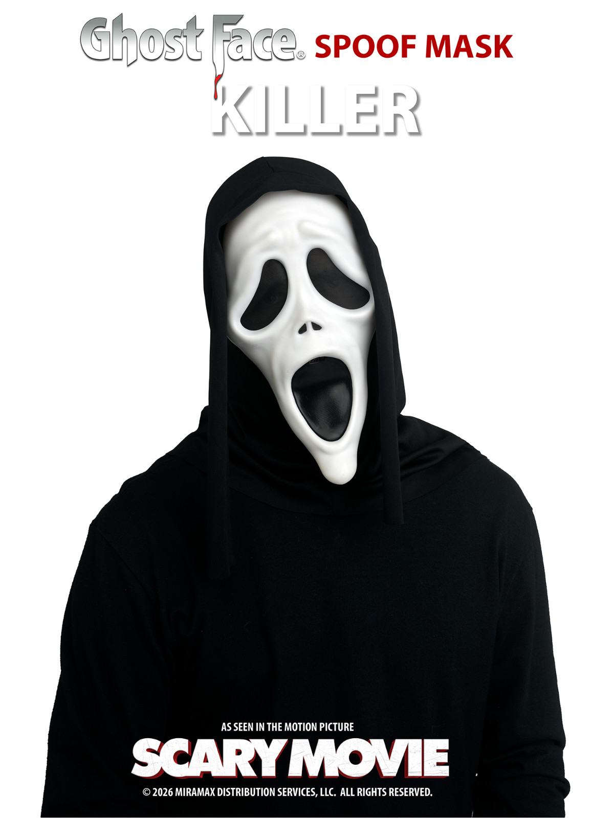 Scary Movie 6 Killer Mask Ghostface Scream Fun World In Stock 