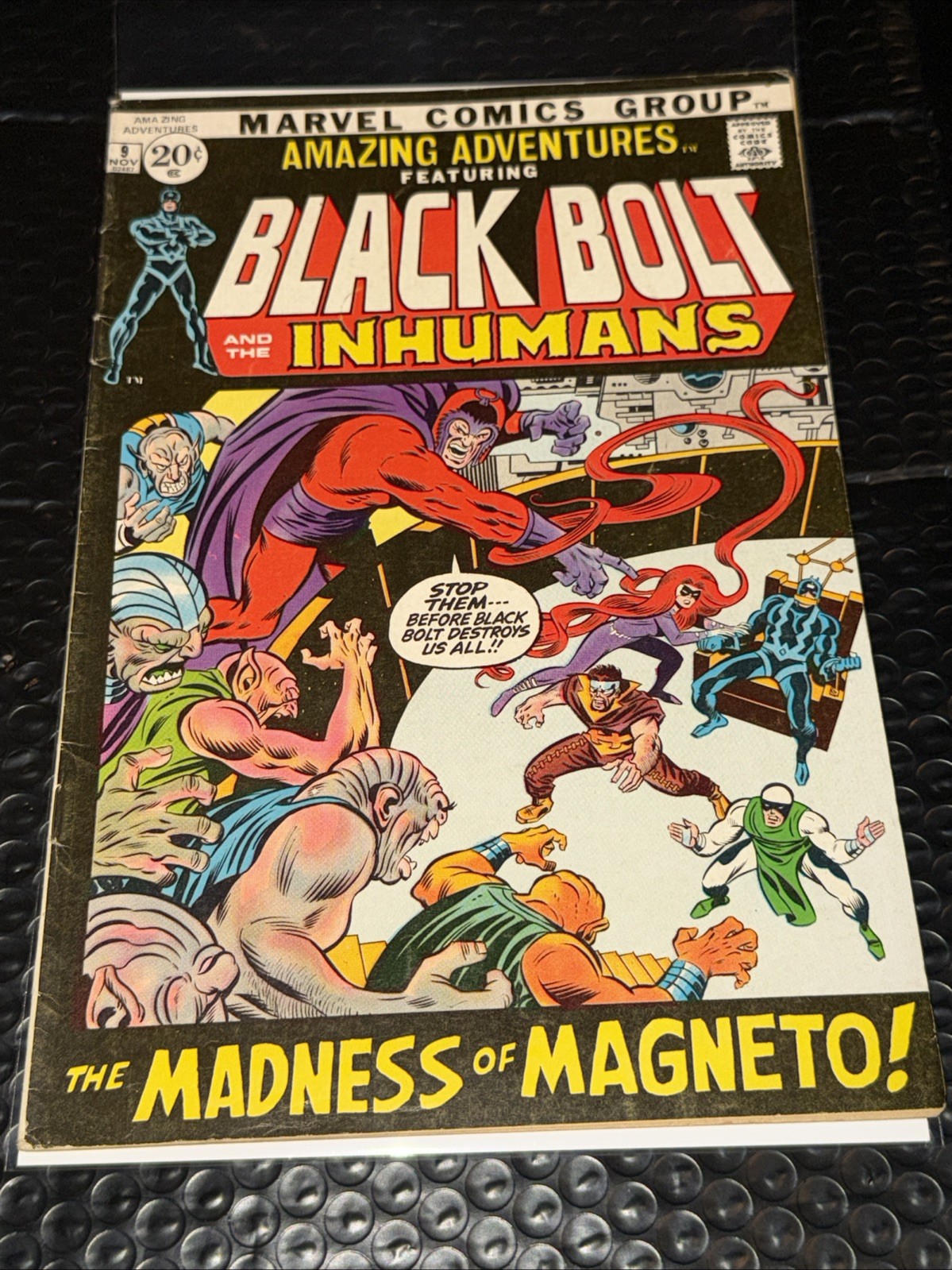 Amazing Adventures #9 featuring Black Bolt and The Inhumans Magneto