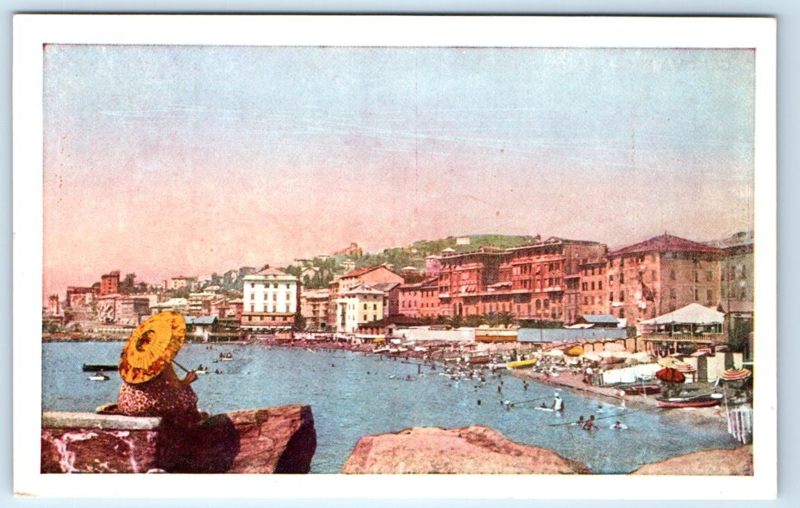 GENOVA Genoa - Pegli - Spiaggia ITALY Postcard